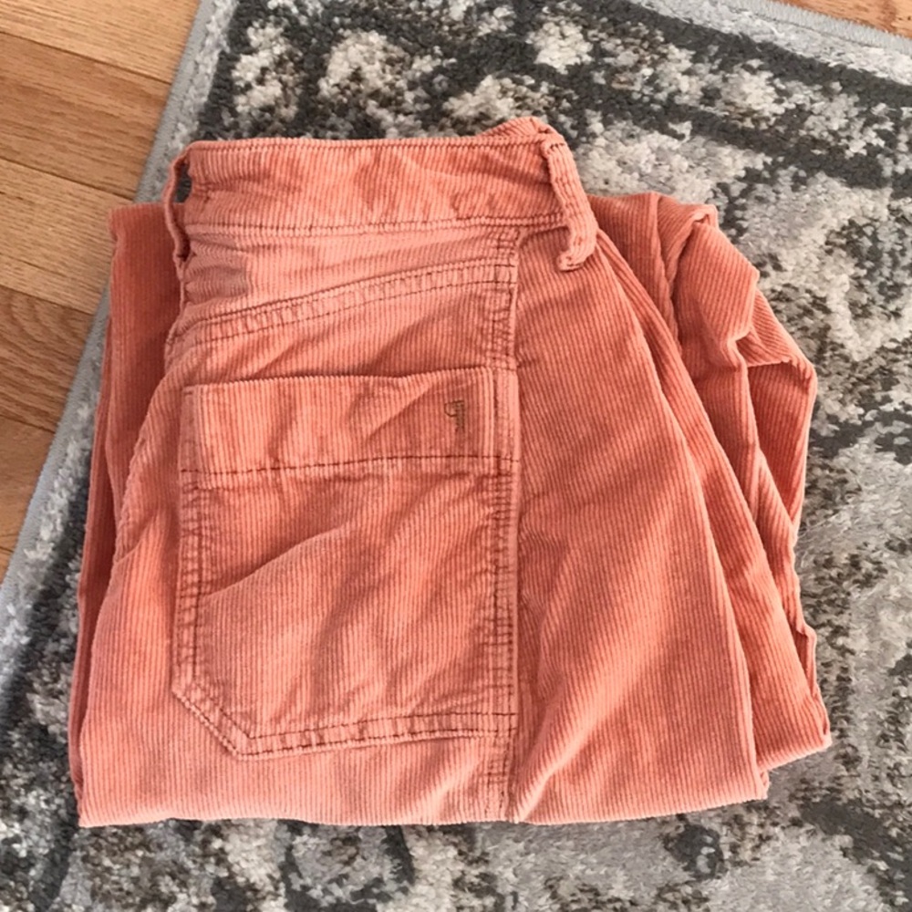 Anthropologie 🍑 Pilcro Corduroy Barrel Pants Size 24p petite in ✨NEW✨ Condition - Picture 2 of 12